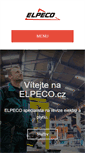 Mobile Screenshot of elpeco.cz
