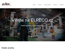 Tablet Screenshot of elpeco.cz